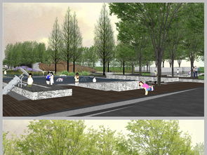 精品濱湖公園su模型設計素材 城市規劃模型大全 18931112